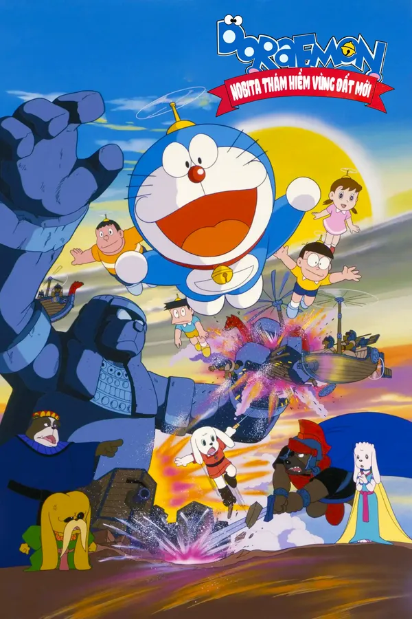 Xem Phim Doraemon: Nobita Thám Hiểm Vùng Đất Mới Vietsub HD Online - Hoathinh.Org