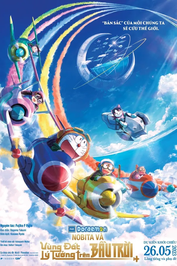 Xem Phim Doraemon: Nobita và Vùng Đất Lý Tưởng Trên Bầu Trời Vietsub HD Online - Hoathinh.Org