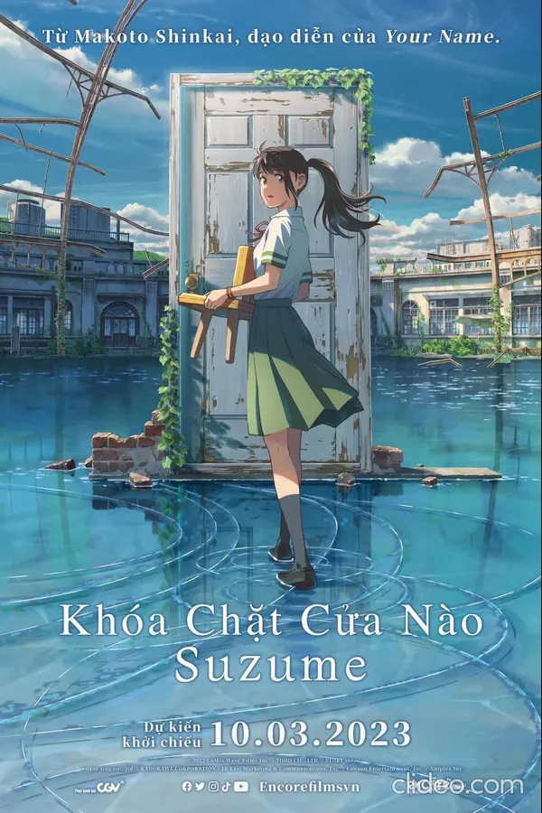 Xem Phim Khóa Chặt Cửa Nào Suzume Vietsub HD Online - Hoathinh.Org