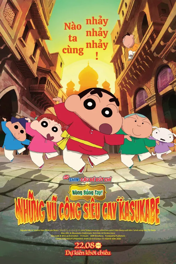 Xem Phim Shin Cậu Bé Bút Chì: Nóng Bỏng Tay! Những Vũ Công Siêu Cay Kasukabe Vietsub HD Online - Hoathinh.Org