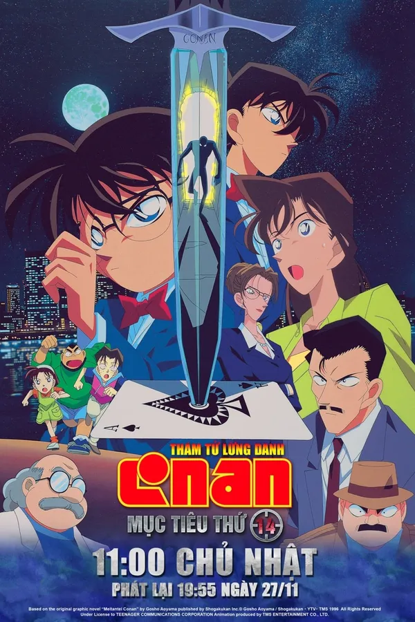 Xem Phim Thám Tử Lừng Danh Conan 2: Mục Tiêu Thứ 14 Vietsub HD Online - Hoathinh.Org