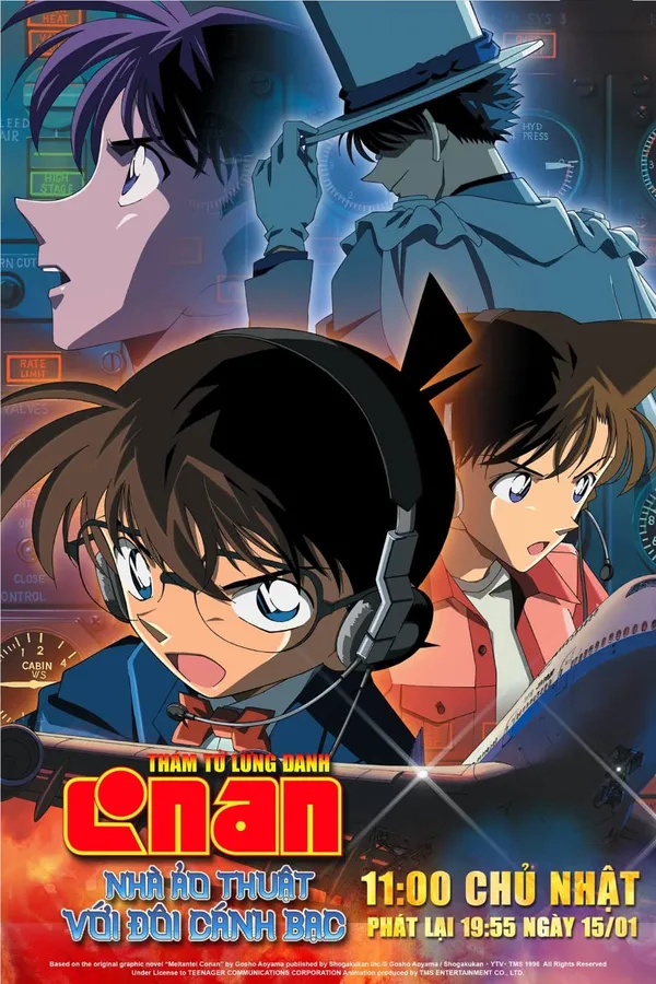 Xem Phim Thám Tử Lừng Danh Conan 8: Nhà Ảo Thuật Với Đôi Cánh Bạc Vietsub HD Online - Hoathinh.Org